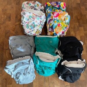 All in one cloth diapers